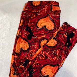 Lularoe hearts and unicorns leggings